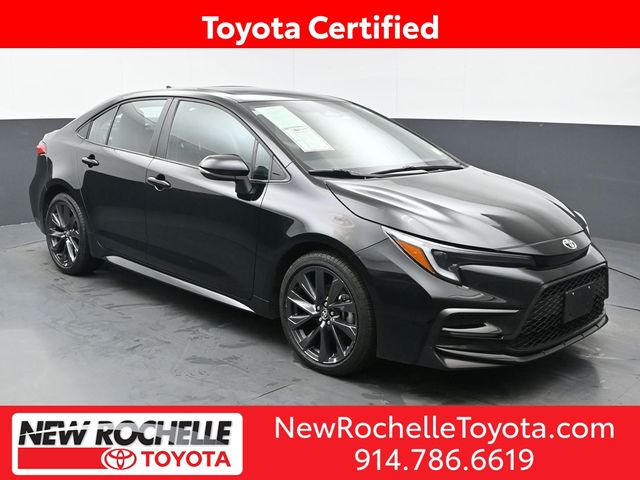 Midnight Black Metallic 2024 Toyota Corolla Sedan Front-Wheel Drive Continuously Variable Transmission