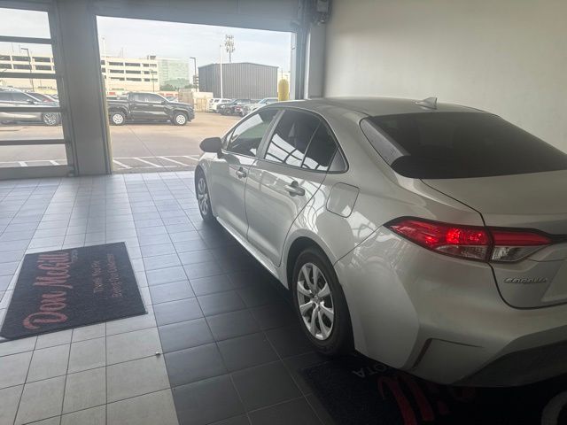 2025 Toyota Corolla LE Silver at Classic Elite Chevrolet Sugar Land