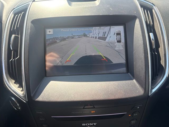 2016 Gray Ford Edge Titanium AWD SUV