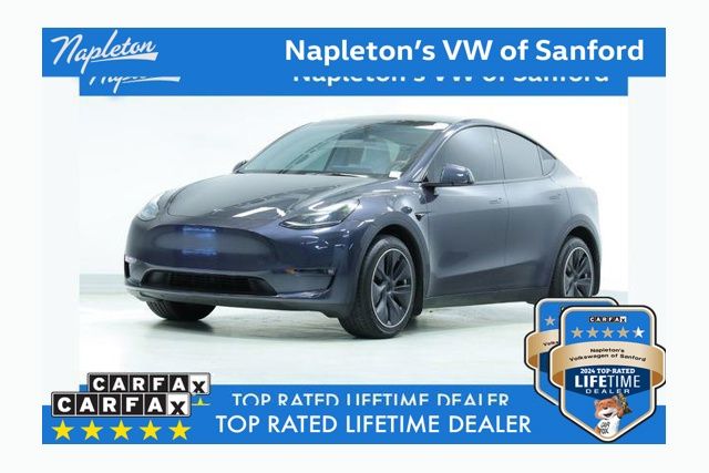 Gray 2025 Tesla Model Y Long Range AWD SUV / Crossover All-Wheel Drive 1-Speed Automatic