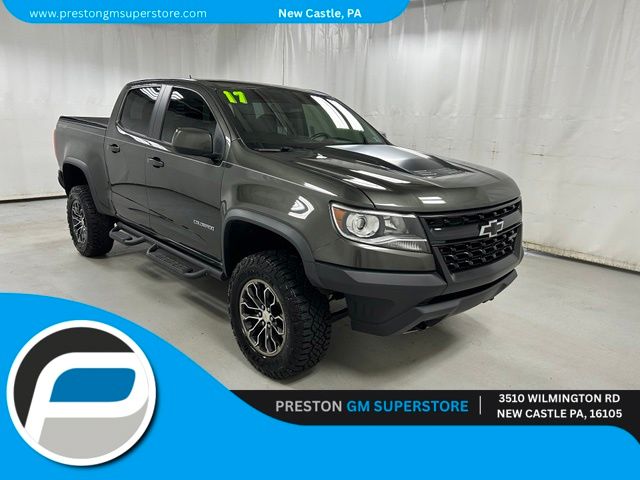 Deepwood Green Metallic 2017 Chevrolet Colorado Pickup Truck Four-Wheel Drive 8-Speed Automatic