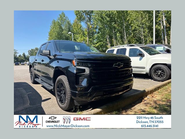 Black 2024 Chevrolet Silverado 1500 Pickup Truck Four-Wheel Drive Automatic