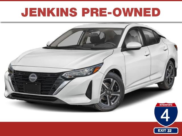 White (Fresh Powder) 2025 Nissan Sentra Sedan Front-Wheel Drive Continuously Variable Transmission