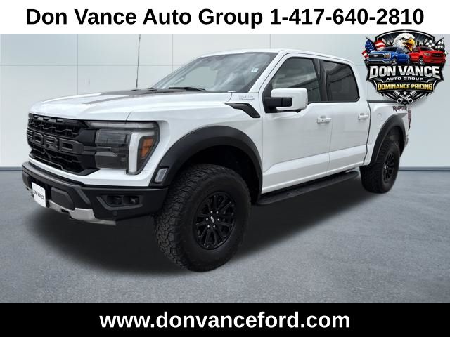 Oxford White 2025 Ford F-150 Raptor SuperCrew 4WD Pickup Truck Four-Wheel Drive Automatic