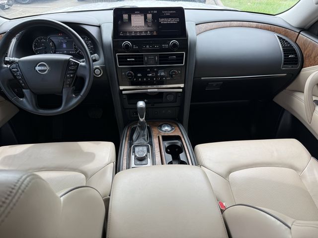 2021 Nissan Armada SL White at Baytown Hyundai