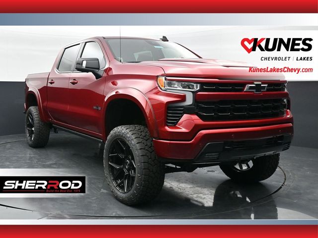 Radiant Red Tintcoat 2025 Chevrolet Silverado 1500 RST Crew Cab 4WD Pickup Truck Four-Wheel Drive Automatic