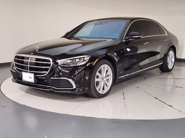 Black 2025 Mercedes-Benz S-Class S 500 4MATIC Sedan All-Wheel Drive 9-Speed Automatic