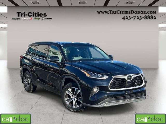 Midnight Black Metallic 2021 Toyota Highlander SUV / Crossover All-Wheel Drive 8-Speed Automatic