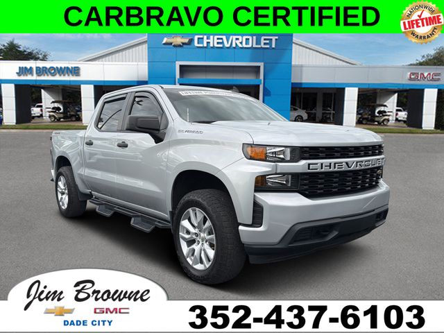 Silver Ice Metallic 2021 Chevrolet Silverado 1500 Pickup Truck Four-Wheel Drive 8-Speed Automatic