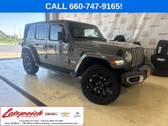 Gray Clearcoat 2023 Jeep Wrangler 4xe SUV / Crossover Four-Wheel Drive 8-Speed Automatic