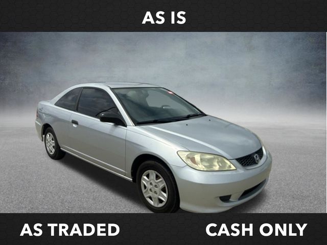 Satin Silver Metallic 2005 Honda Civic Coupe Coupe  4-Speed Automatic Overdrive