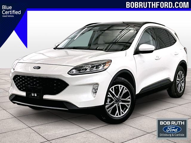 2022 Ford Escape SEL White at Auto Express Mitsubishi