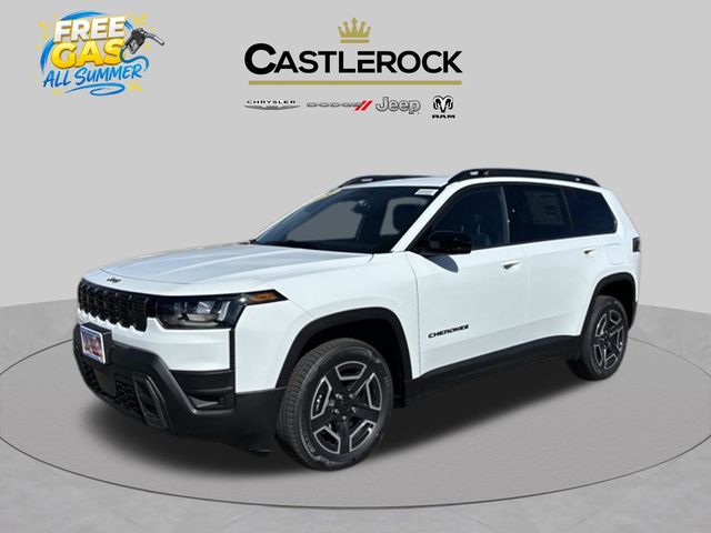 Bright White Clearcoat 2026 Jeep Cherokee SUV / Crossover Four-Wheel Drive Continuously Variable Transmission