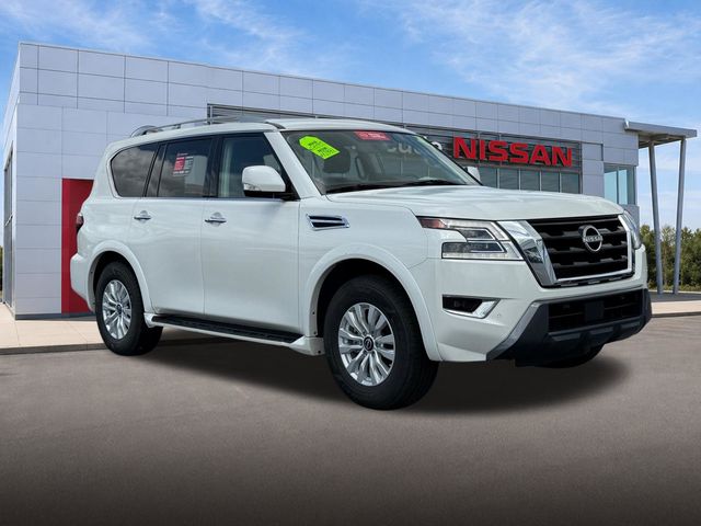 Aspen White Tricoat 2024 Nissan Armada SUV / Crossover Four-Wheel Drive 7-Speed Automatic