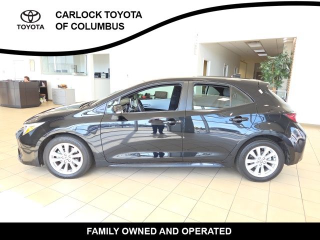 Midnight Black Metallic 2025 Toyota Corolla Hatchback SE FWD Hatchback Front-Wheel Drive Continuously Variable Transmission