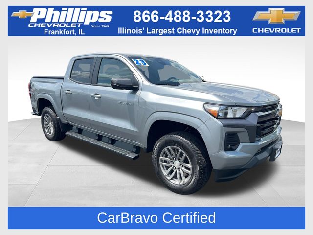 Sterling Gray Metallic 2023 Chevrolet Colorado Pickup Truck Four-Wheel Drive 8-Speed Automatic