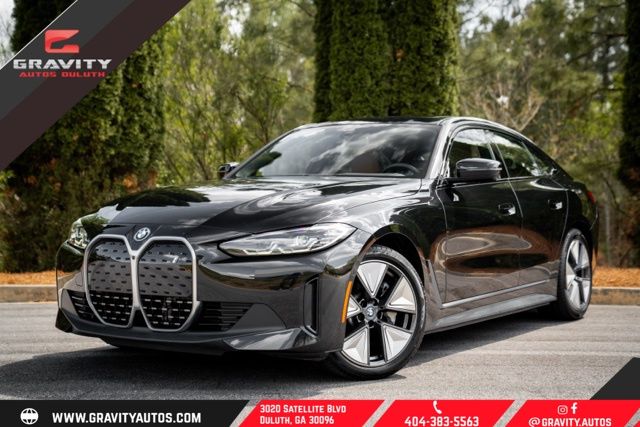 Black Sapphire Metallic 2023 BMW i4 eDrive35 Gran Coupe FWD Sedan Rear-Wheel Drive Automatic