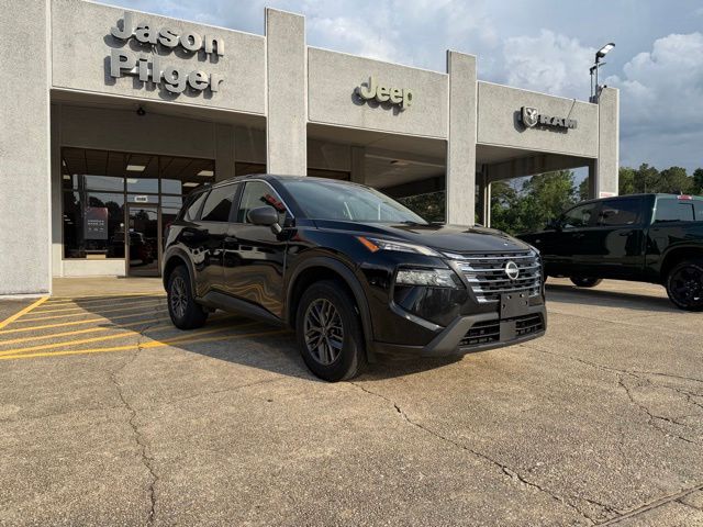 Super Black 2024 Nissan Rogue S FWD SUV / Crossover Front-Wheel Drive Continuously Variable Transmission