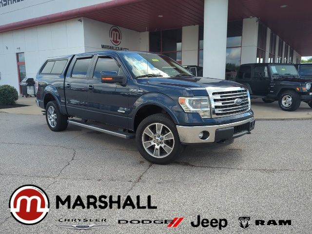 Blue 2014 Ford F-150 Pickup Truck Four-Wheel Drive 6-Speed Automatic
