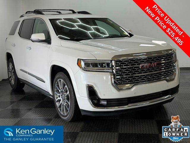 White Frost Tricoat 2021 GMC Acadia SUV / Crossover Four-Wheel Drive Automatic