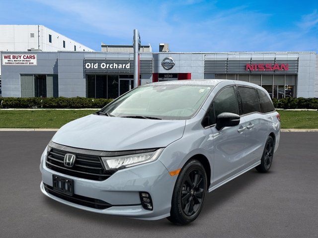 Gray 2024 Honda Odyssey Sport FWD Minivan Front-Wheel Drive Automatic