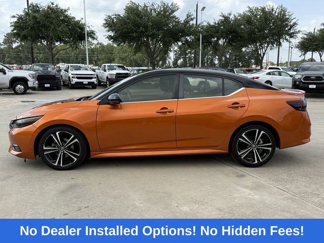 2022 Nissan Sentra SR Orange at North Houston Mitsubishi