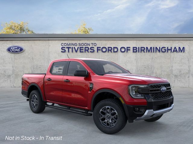 Ruby Red 2026 Ford Ranger XLT SuperCrew 4WD Pickup Truck Four-Wheel Drive Automatic