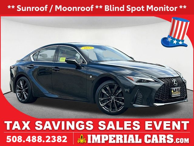 Black (Caviar) 2023 Lexus IS Sedan 6-Speed Automatic