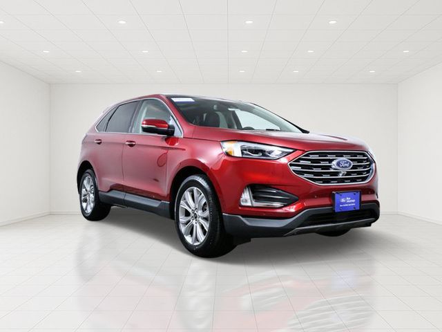 Red Metallic 2024 Ford Edge SUV / Crossover All-Wheel Drive 8-Speed Automatic