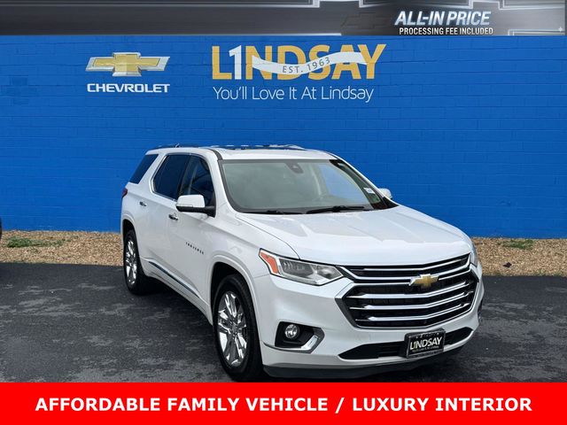 White (Iridescent Pearl Tricoat) 2021 Chevrolet Traverse High Country AWD SUV / Crossover Four-Wheel Drive 9-Speed Automatic