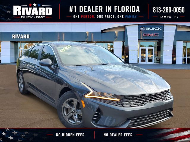 Gray 2023 Kia K5 LXS FWD Sedan Front-Wheel Drive 8-Speed Automatic