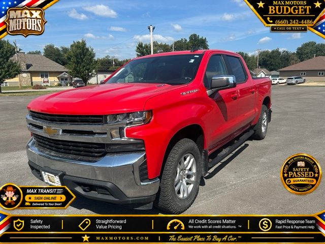 Red Hot 2021 Chevrolet Silverado 1500 Pickup Truck Four-Wheel Drive Automatic