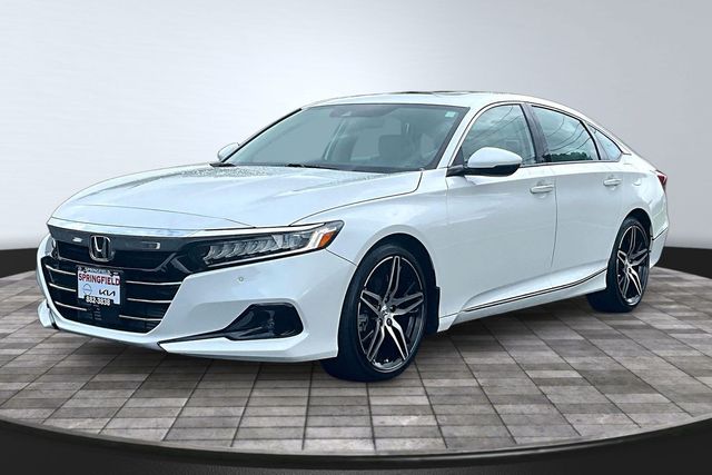 Platinum White Pearl 2022 Honda Accord Sedan Front-Wheel Drive Automatic