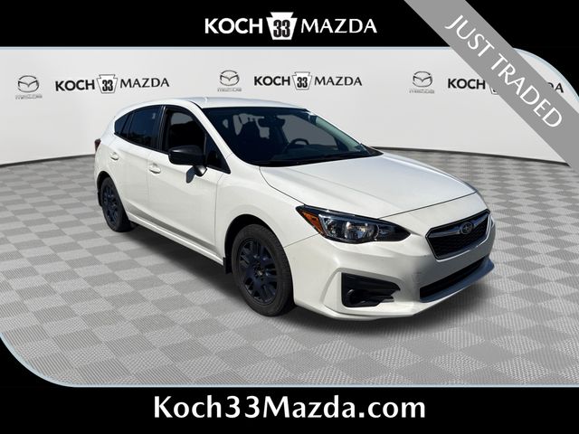 Crystal White Pearl 2017 Subaru Impreza Hatchback All-Wheel Drive Continuously Variable Transmission