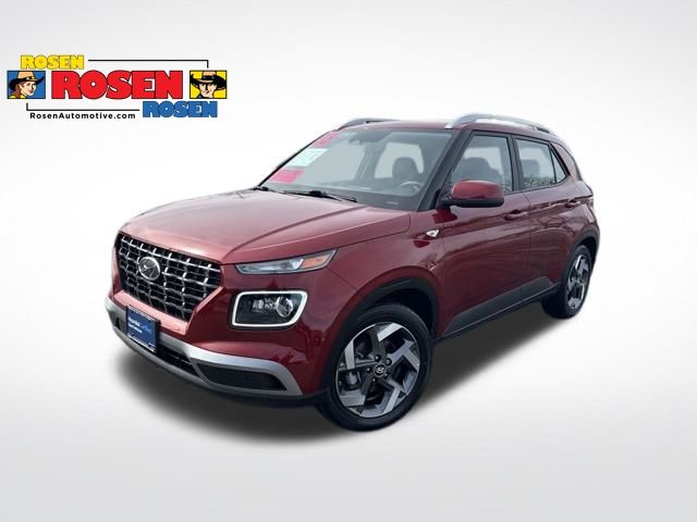 Ultimate Red 2025 Hyundai Venue Limited FWD SUV / Crossover Front-Wheel Drive Continuously Variable Transmission