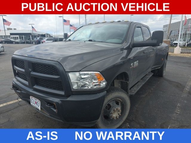 Gray (Granite Crystal Metallic Clearcoat) 2018 RAM 3500 Tradesman Crew Cab LB DRW 4WD Pickup Truck Four-Wheel Drive 6-Speed Automatic