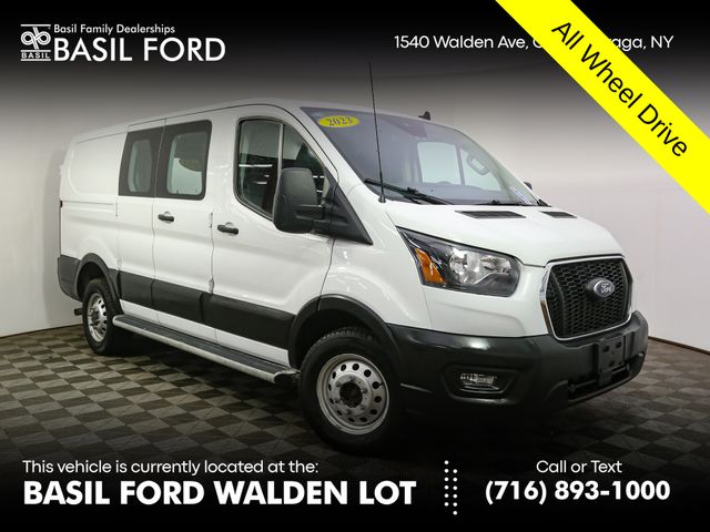 Oxford White 2023 Ford Transit Cargo 250 Low Roof AWD Van All-Wheel Drive