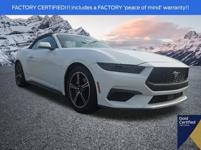 Oxford White 2025 Ford Mustang Convertible Rear-Wheel Drive Automatic