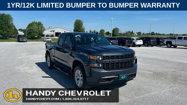Shadow Gray Metallic 2021 Chevrolet Silverado 1500 Pickup Truck Four-Wheel Drive 8-Speed Automatic