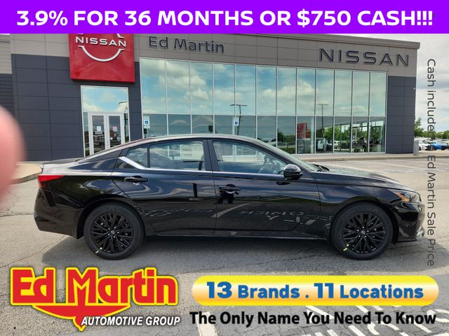 Super Black 2026 Nissan Altima Sedan Front-Wheel Drive Continuously Variable Transmission