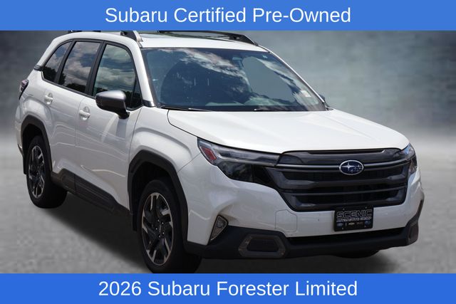Crystal White Pearl 2026 Subaru Forester SUV / Crossover All-Wheel Drive Continuously Variable Transmission