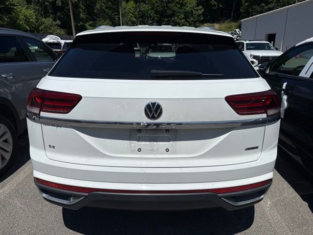 2023 Volkswagen Atlas Cross Sport 2.0T SE w/Technology White at Sutliff Volkswagen