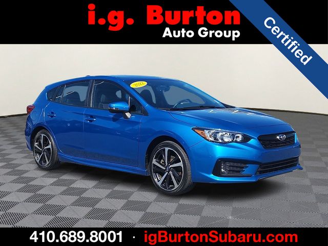 Ocean Blue Pearl 2022 Subaru Impreza Limited Wagon AWD Wagon All-Wheel Drive Automatic