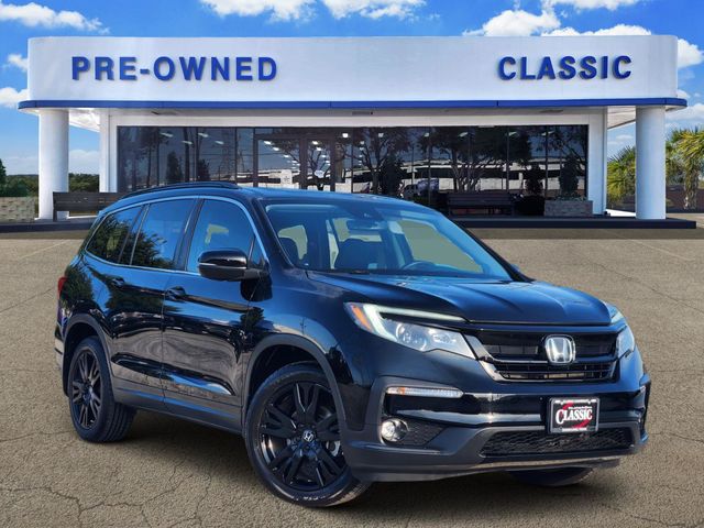 Crystal Black Pearl 2022 Honda Pilot SUV / Crossover Front-Wheel Drive 9-Speed Automatic