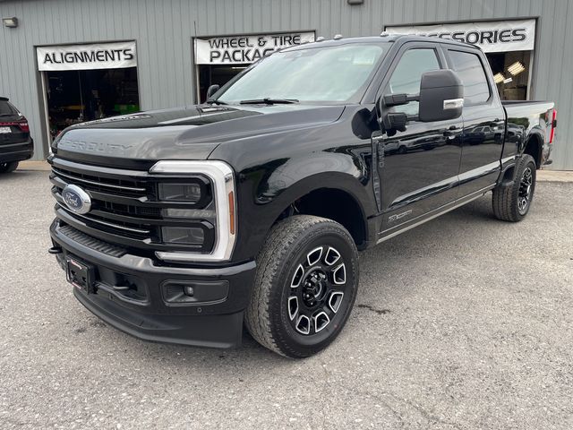 2025 Ford F-250SD Platinum - Agate Black Metallic exterior view 3