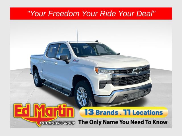 Summit White 2023 Chevrolet Silverado 1500 Pickup Truck Four-Wheel Drive Automatic