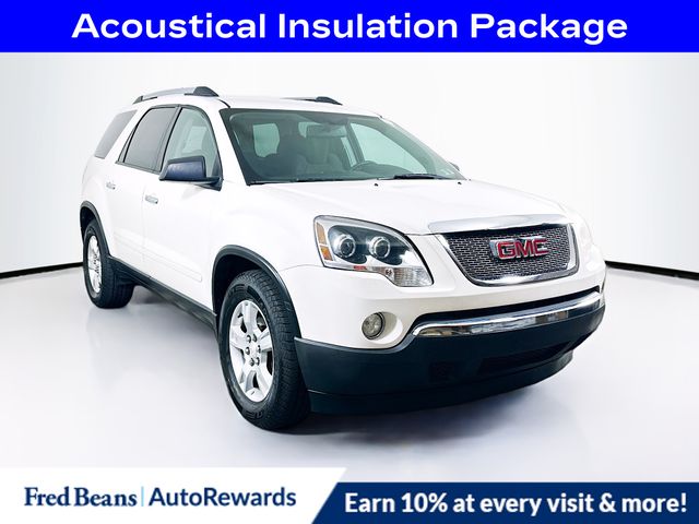Summit White 2012 GMC Acadia SUV / Crossover All-Wheel Drive 6-Speed Automatic Overdrive