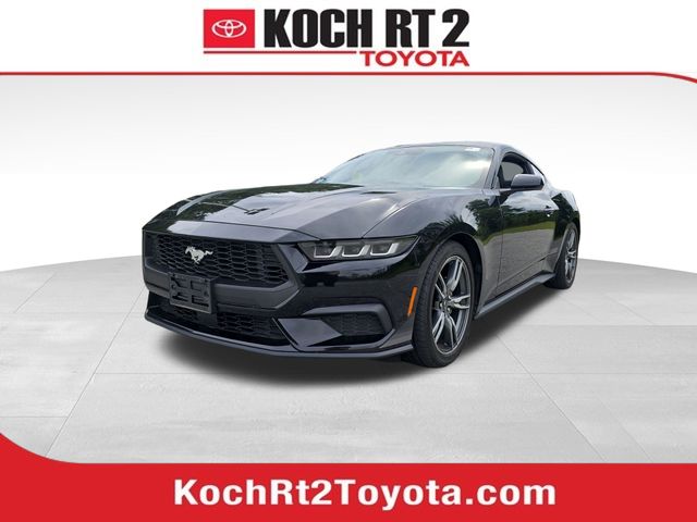 Shadow Black 2024 Ford Mustang Coupe Rear-Wheel Drive Automatic