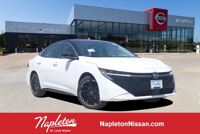 Aspen White/Super Black 2026 Nissan Sentra Sedan Front-Wheel Drive Continuously Variable Transmission