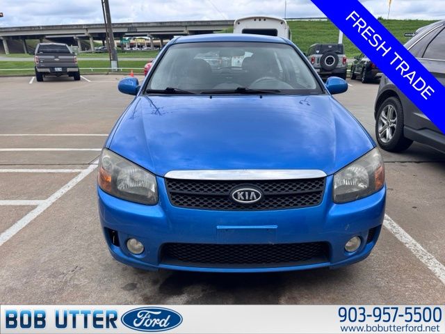Spark Blue Metallic 2008 Kia Spectra Spectra5 SX Sedan Front-Wheel Drive 4-Speed Automatic Overdrive